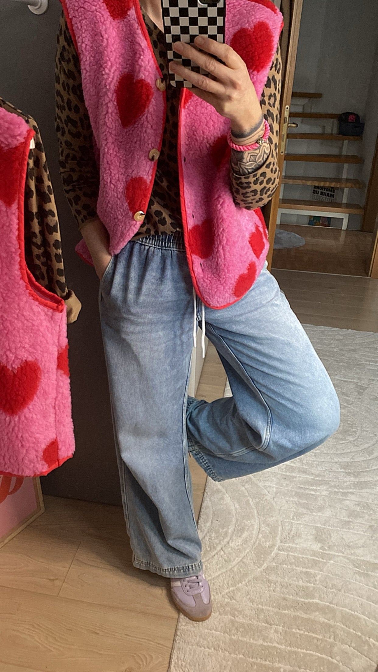 TEDDY Weste ärmellos Valentine