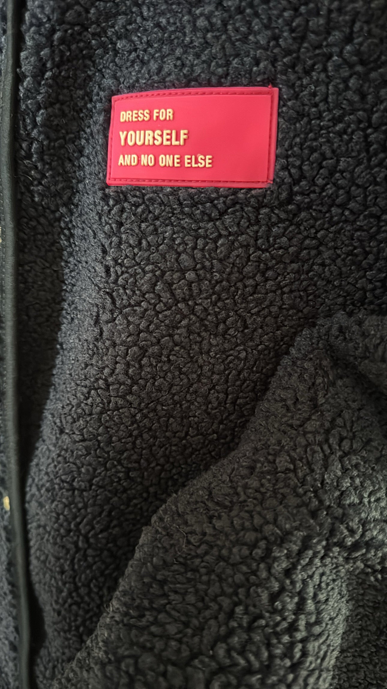 TEDDY Jacke langarm Neon Patch