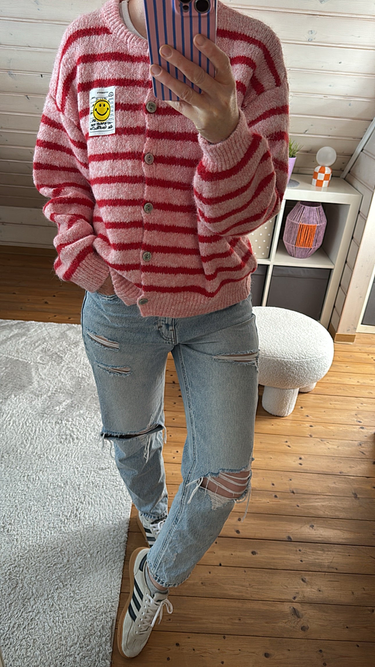 Cardigan COLOUR Block Onsesize