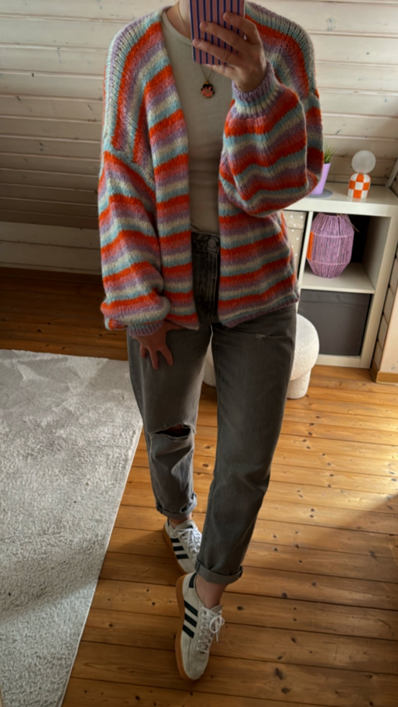 Strickjacke Cadigan Stripes