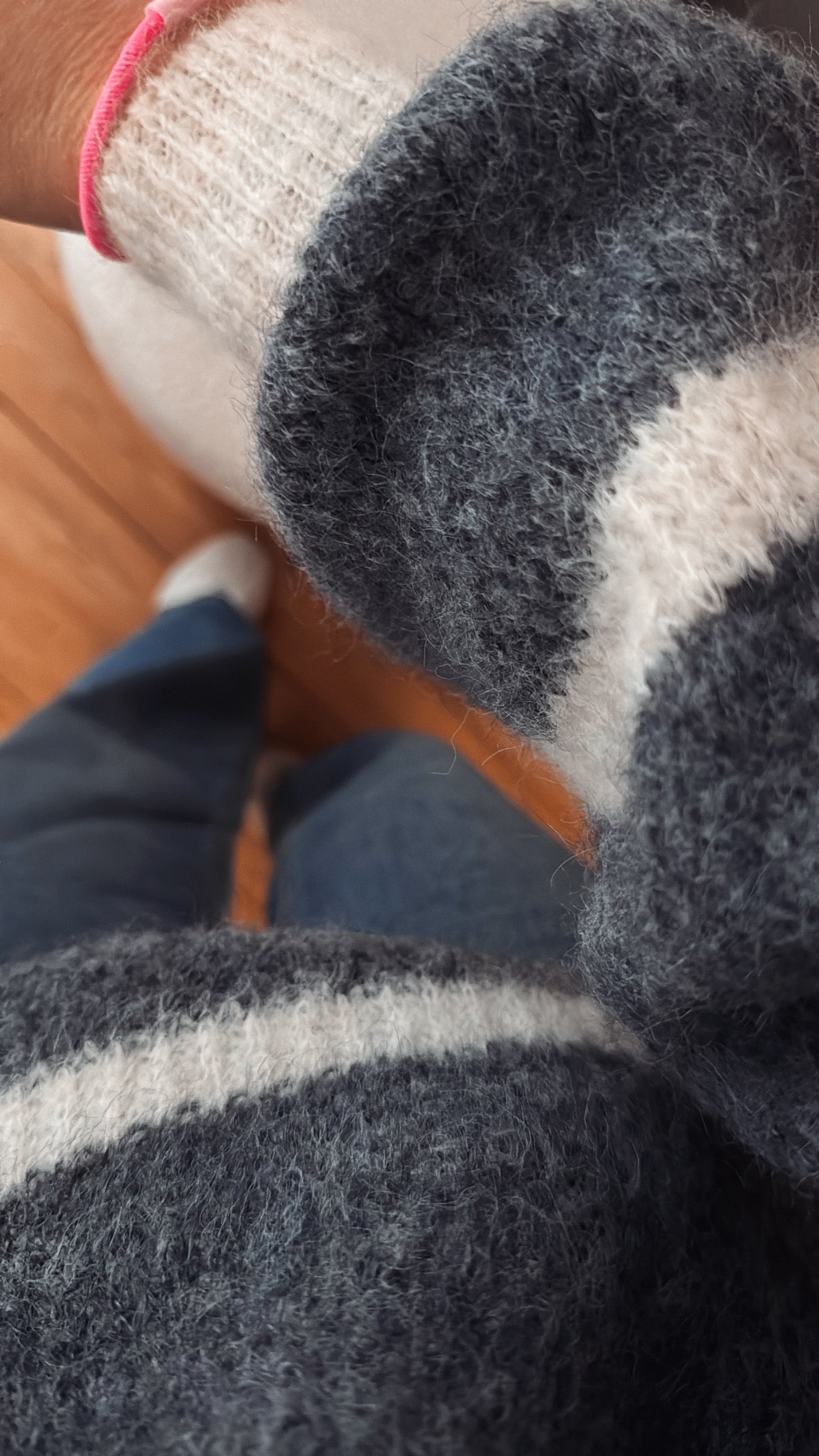 Strick Pullover Streifen