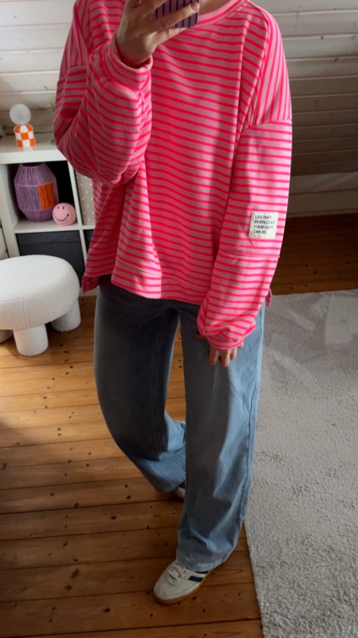 SWEATER PREMIUM TERRY STREIFEN / PERFECT OUTFIT