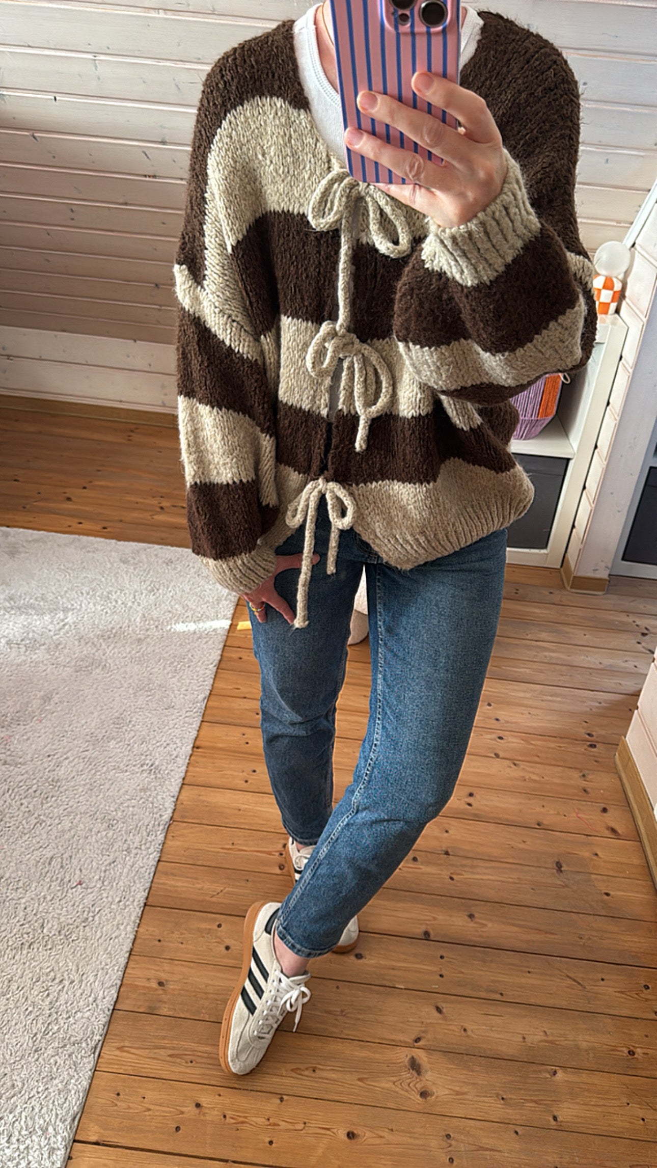 Cardigan COLOUR Block Onsesize