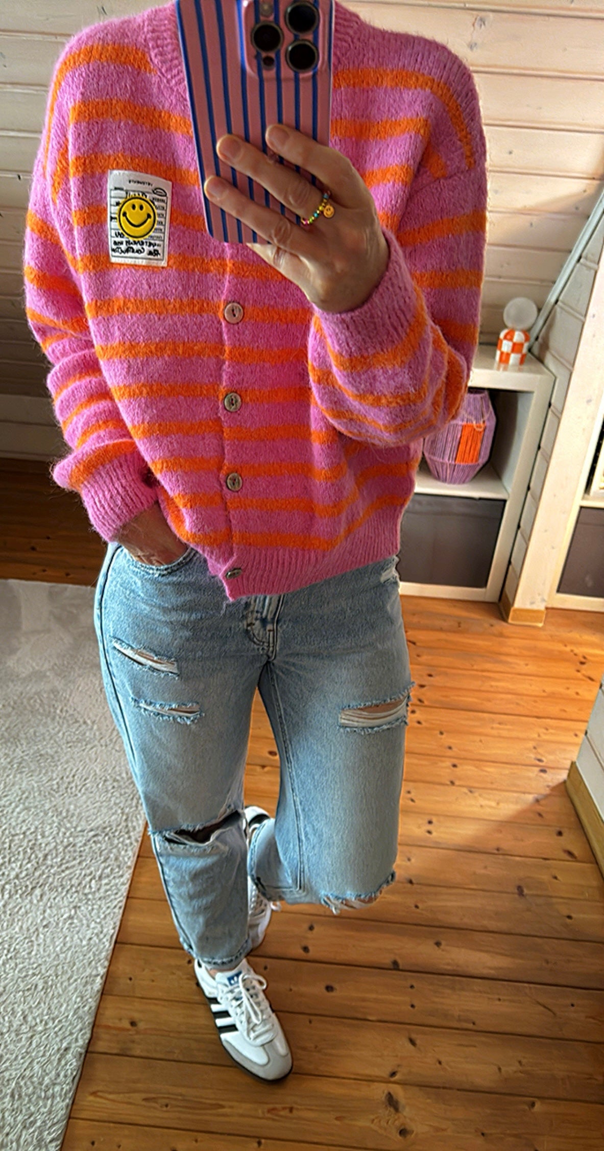 Cardigan COLOUR Block Onsesize