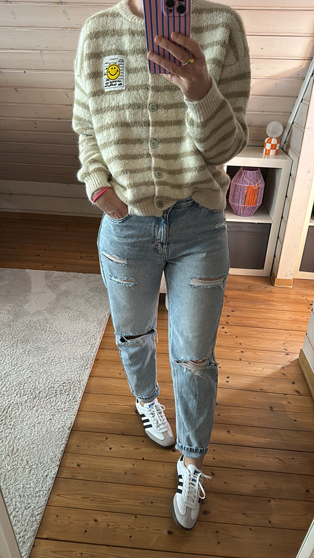 Cardigan COLOUR Block Onsesize