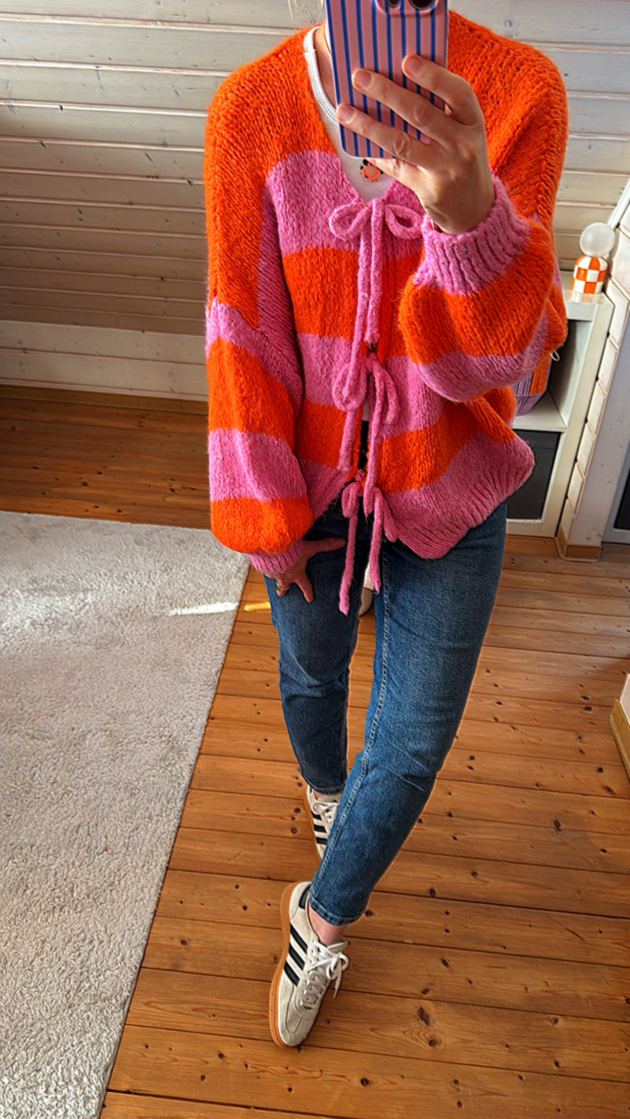 Cardigan COLOUR Block Onsesize