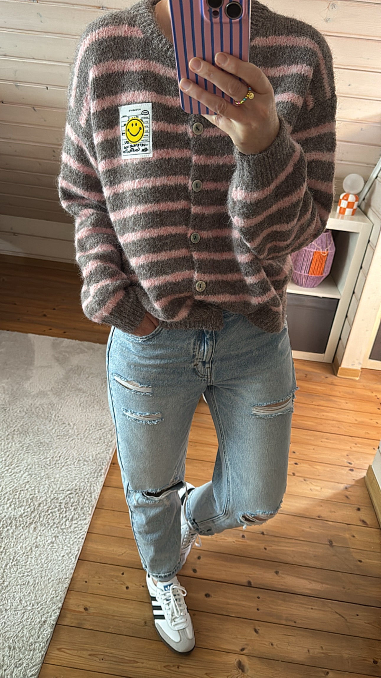 Cardigan COLOUR Block Onsesize