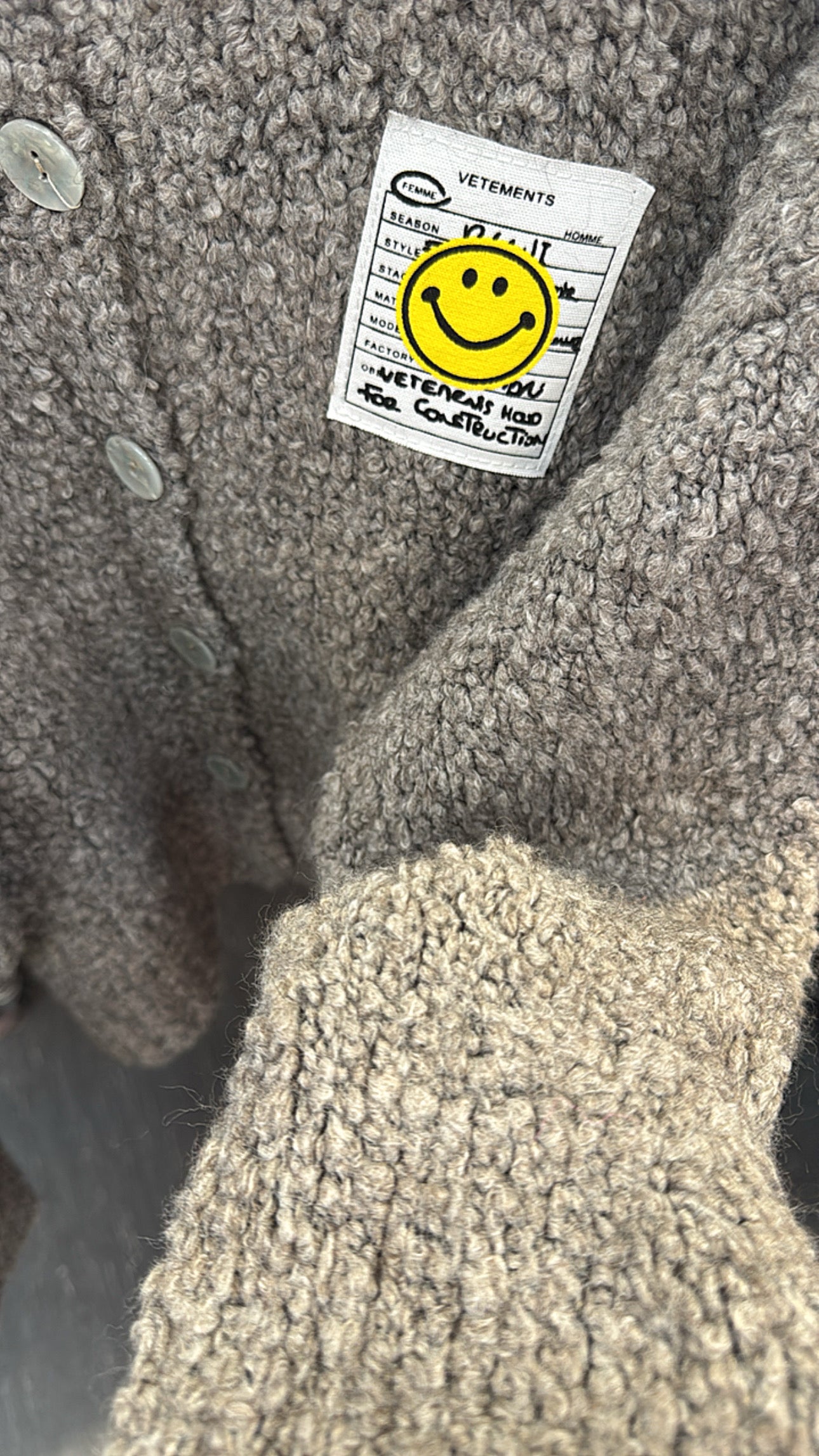 Cardigan Bouclé Onsesize