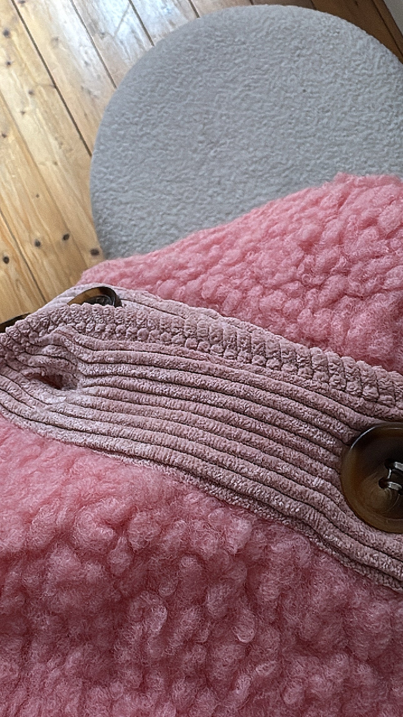 TEDDY / CORD Weste ärmellos