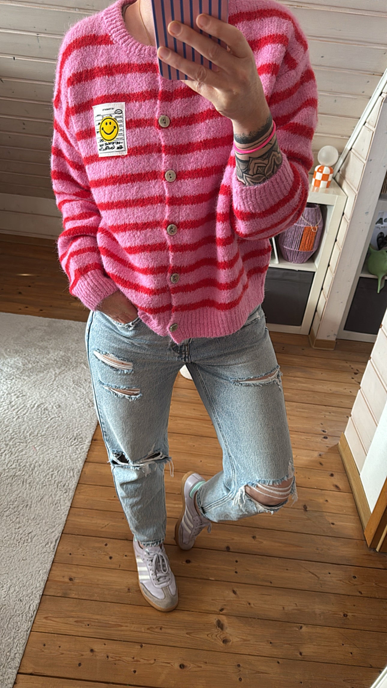 Cardigan COLOUR Block Onsesize