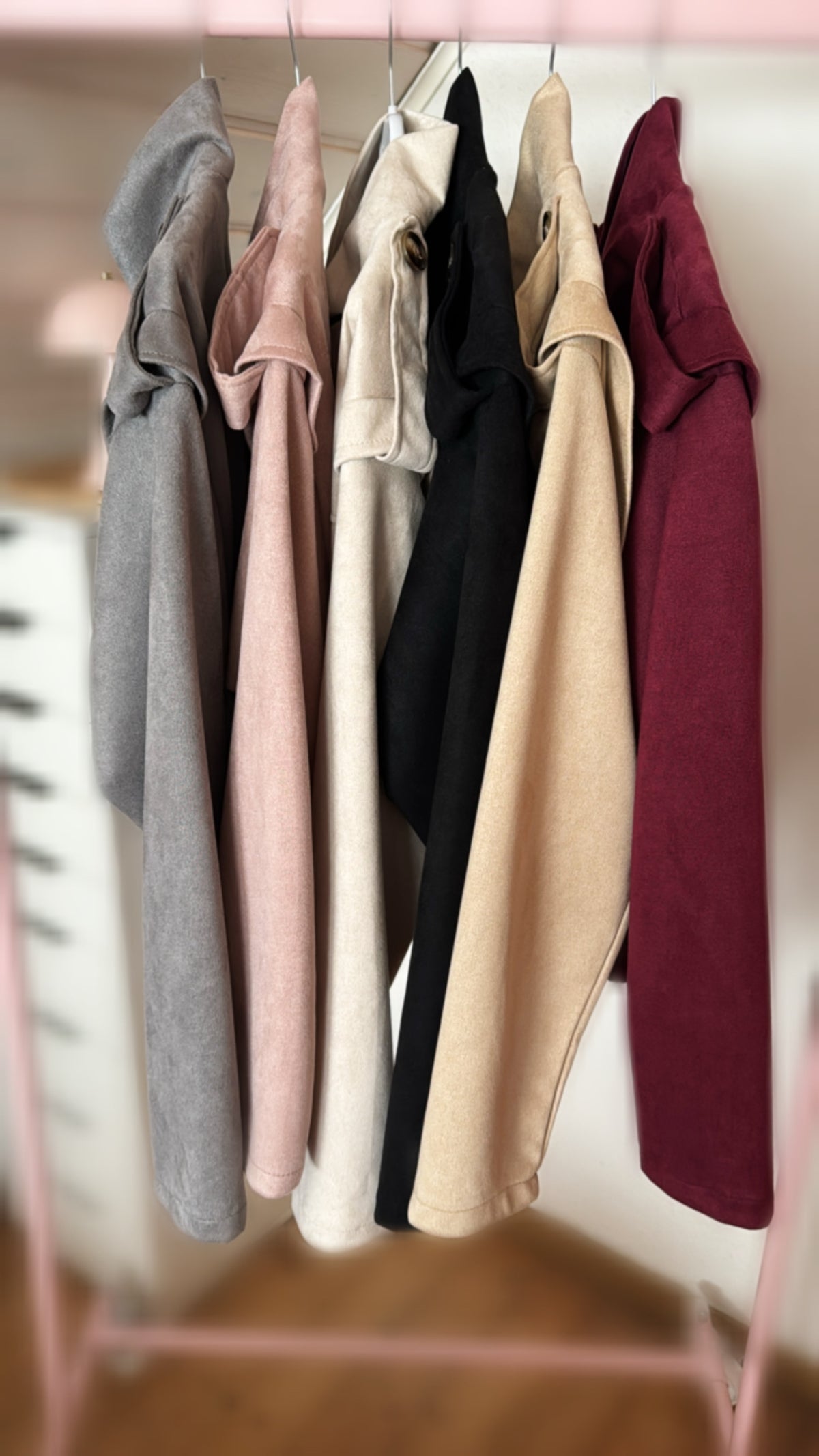 Jacke Velour Optik