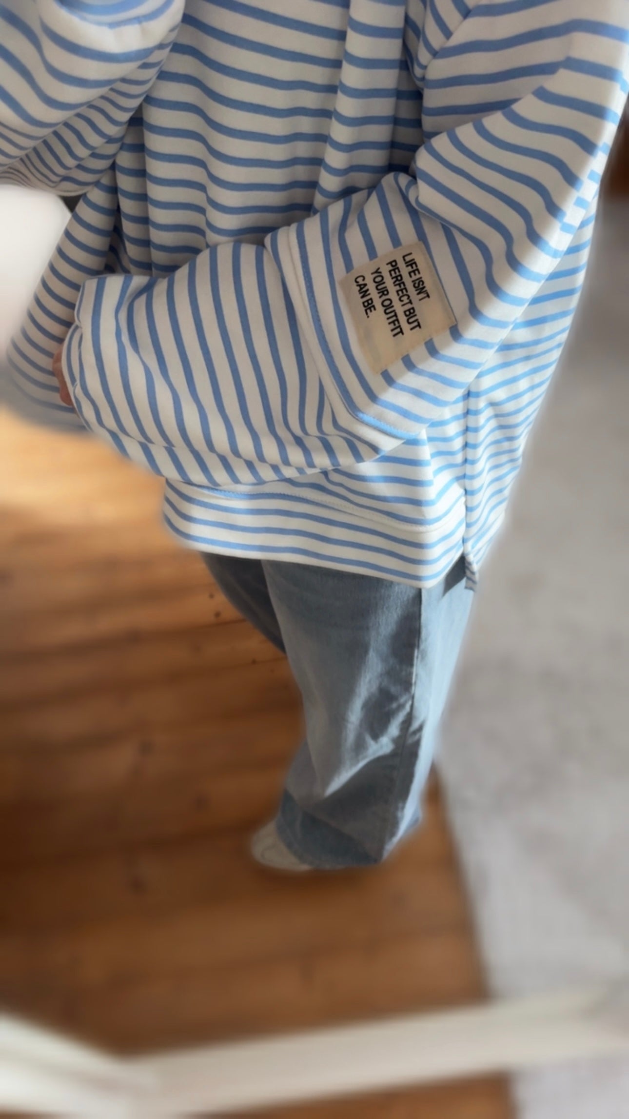 SWEATER PREMIUM TERRY STREIFEN / PERFECT OUTFIT