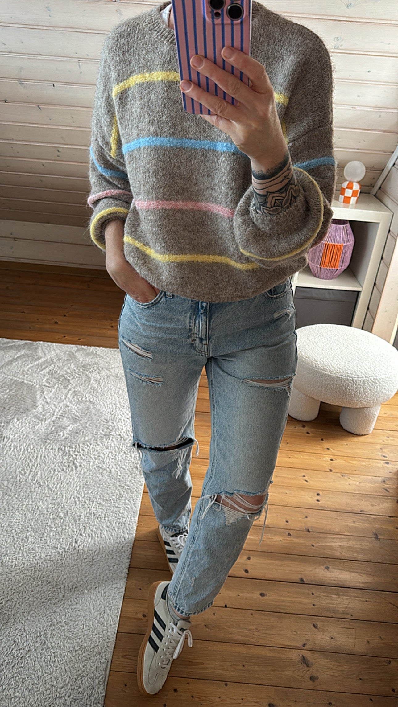 Strickpullover Stripes