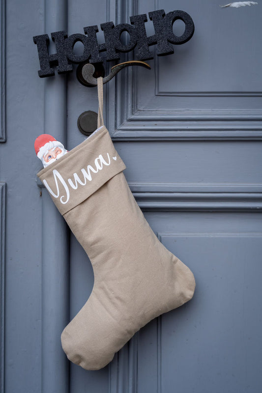 Nikolaus / Weihnachtssocke Leinen GRATIS AB 89€