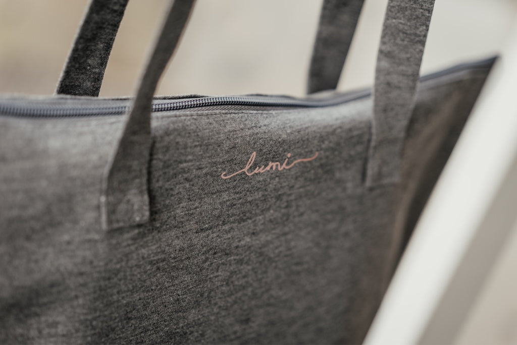 Shopper Jersey Anthrazit
