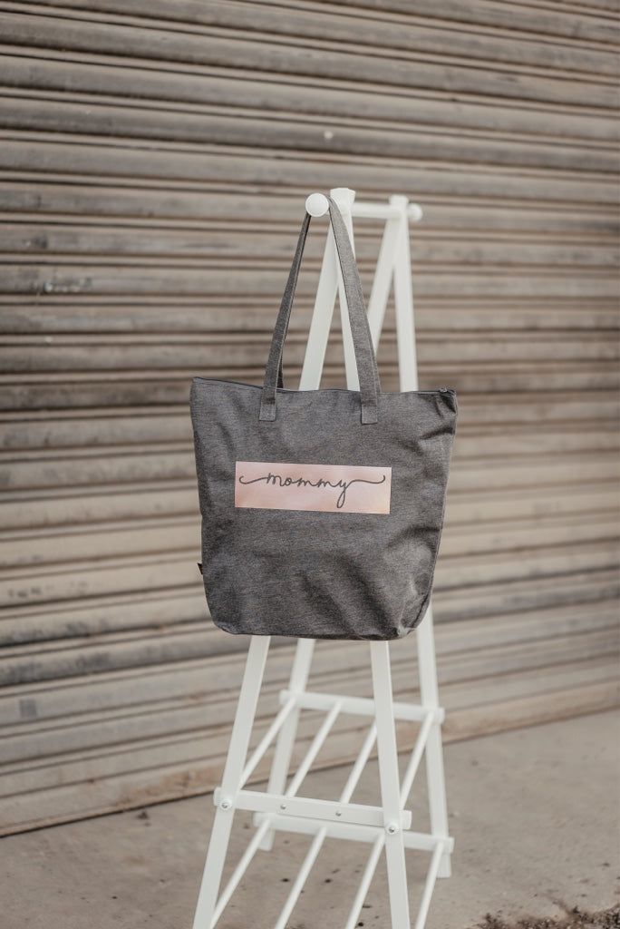 Shopper Jersey Anthrazit