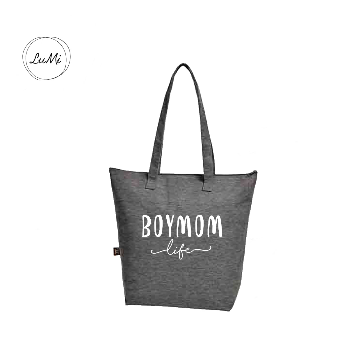 Shopper Jersey Anthrazit