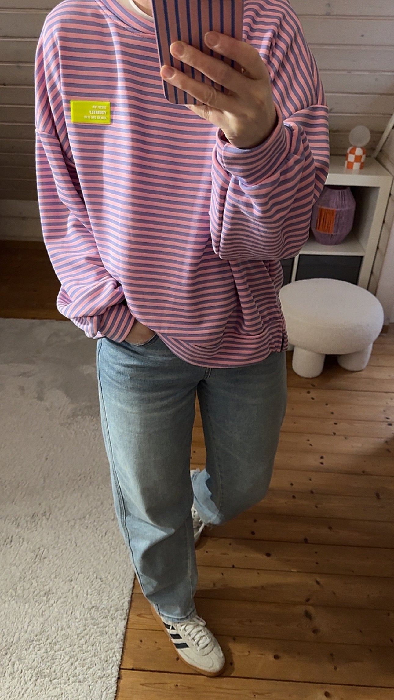 SWEATER PREMIUM TERRY NEON PATCH