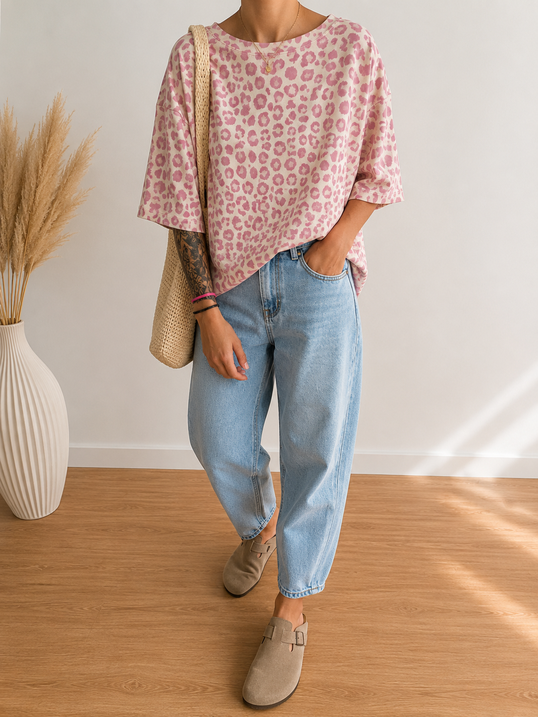 T-SHIRT / SHORTS FRENCH TERRY / LEO Mix & Match
