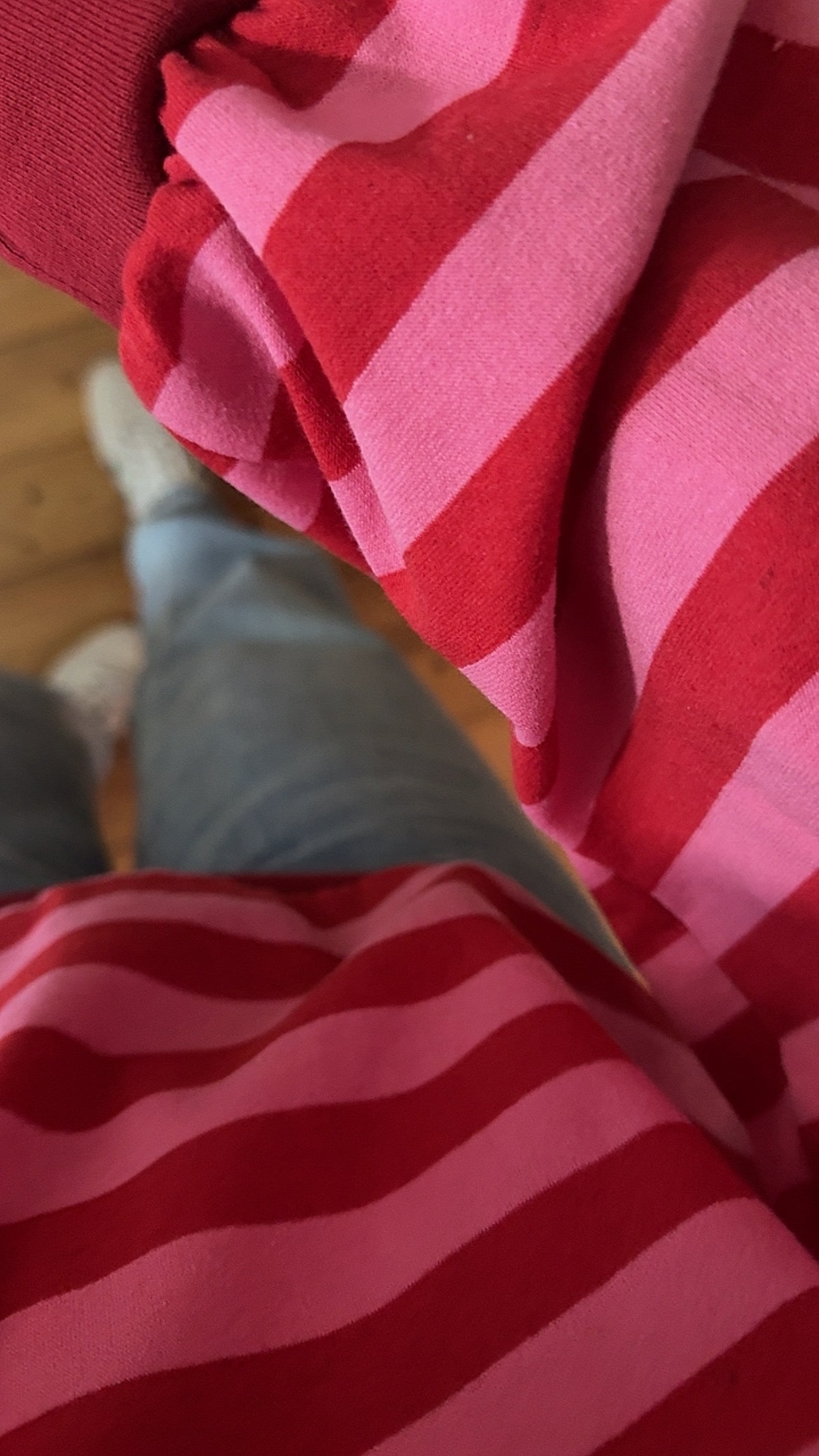 SWEATER leicht STREIFEN FRENCH TERRY