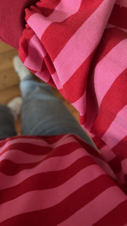 SWEATER leicht STREIFEN FRENCH TERRY