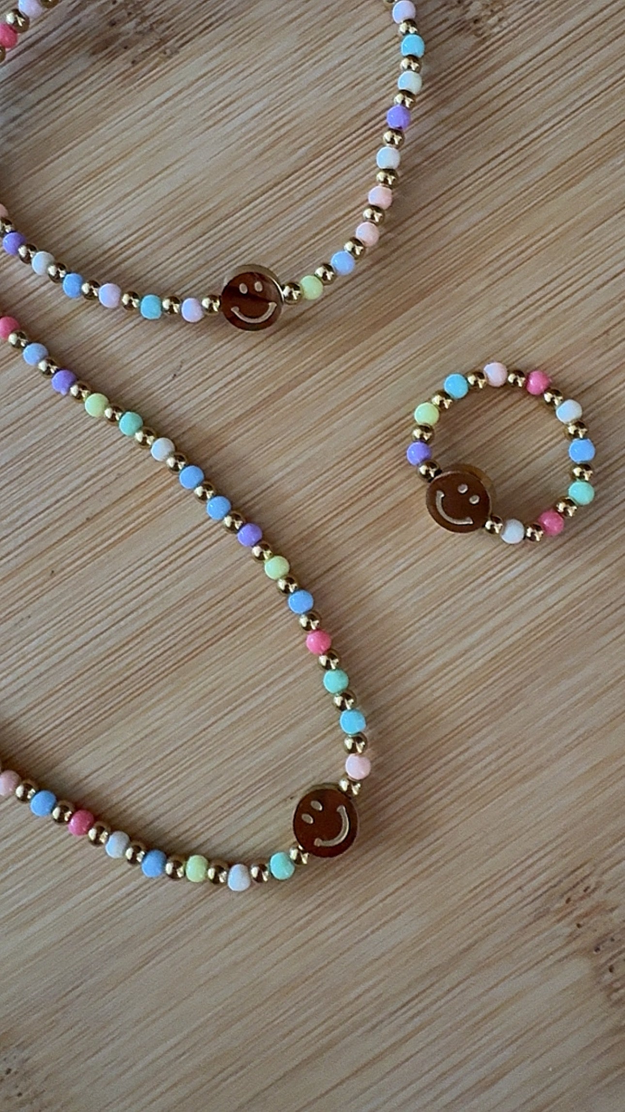 Kette Armband Ring HAPPY PASTELL