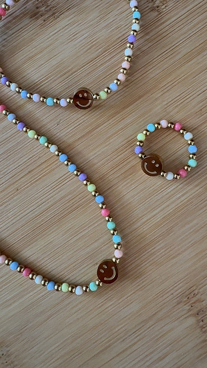 Kette Armband Ring HAPPY PASTELL