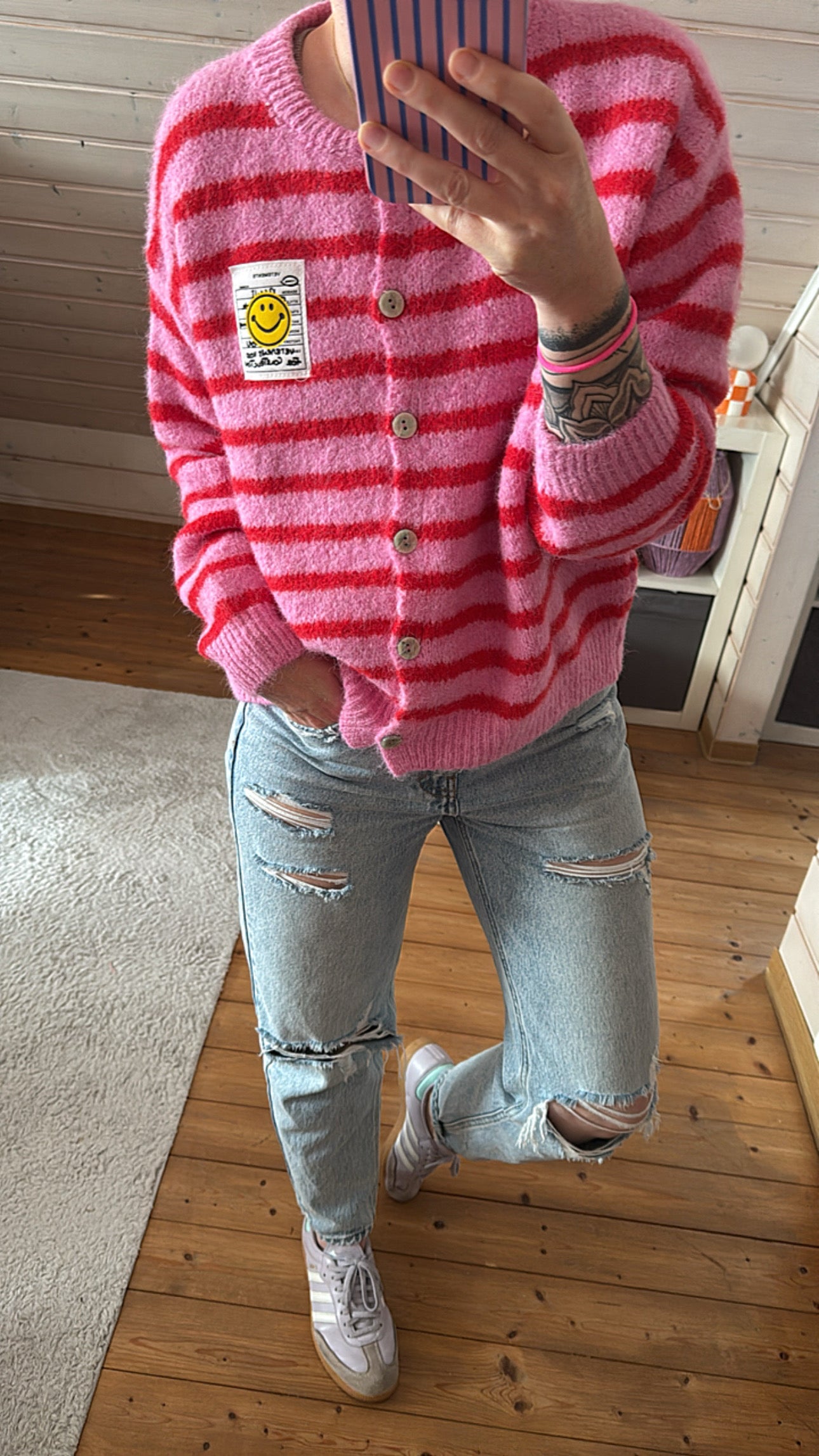 Cardigan COLOUR Block Onsesize