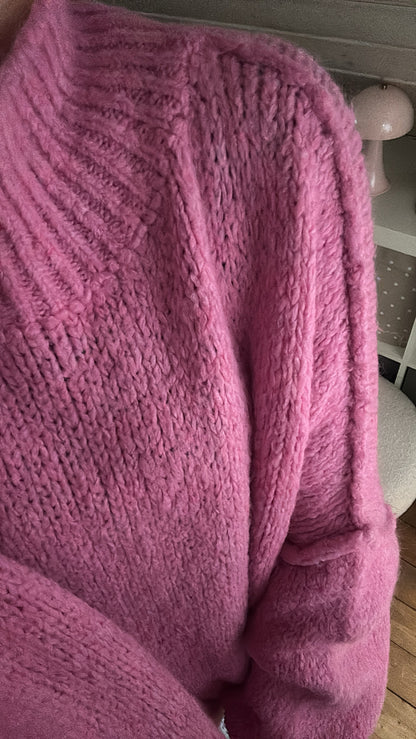 Strickpullover 4 Farben Oversized