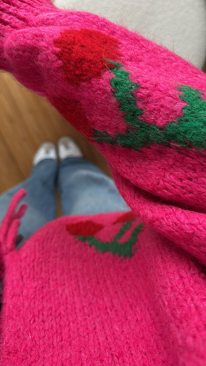 Cardigan CHERRY Onsesize