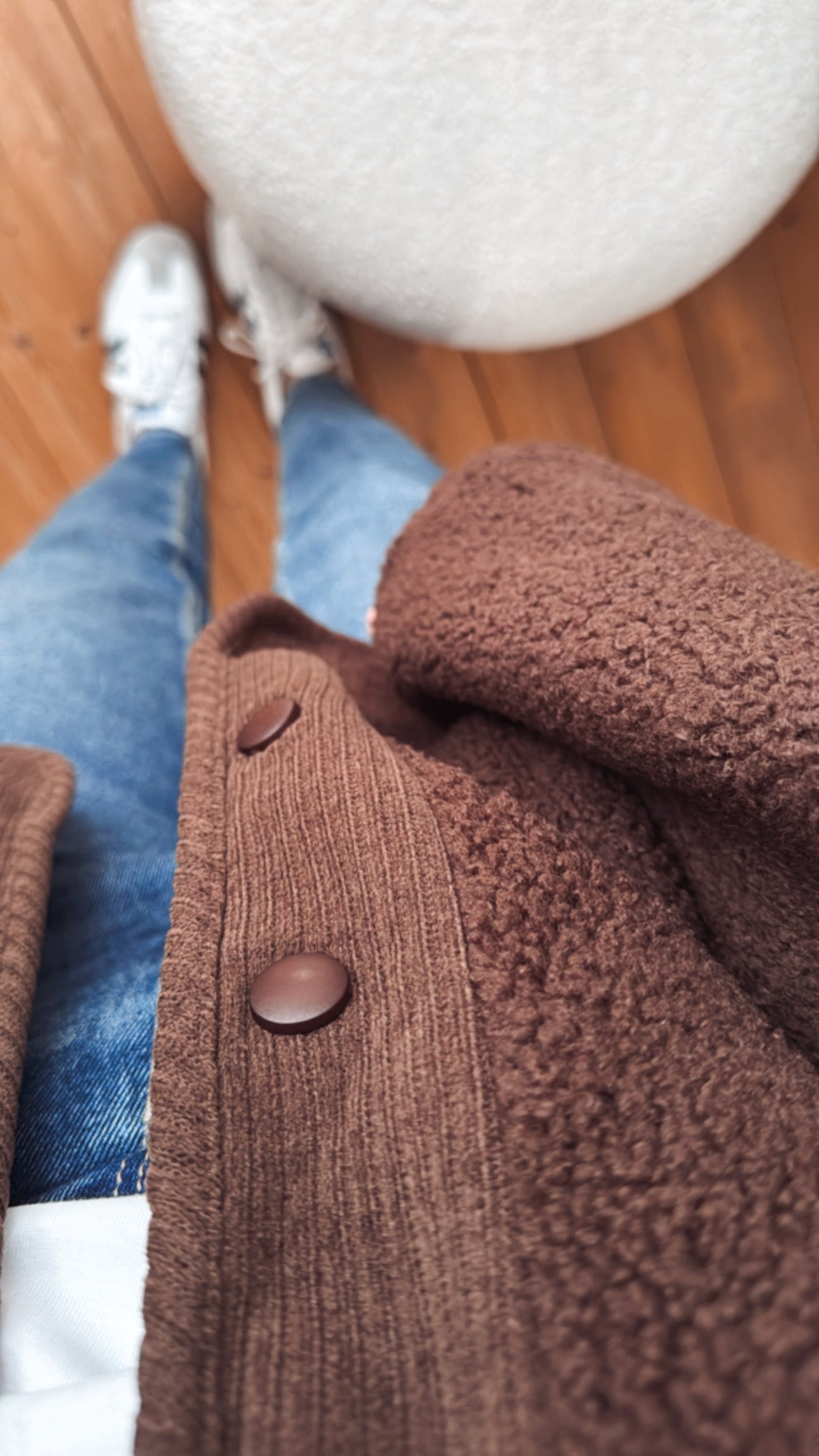 TEDDY Jacke KAPUZE Cord Einsatz