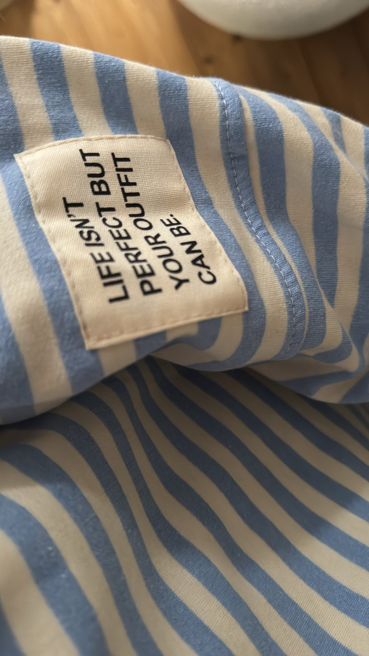 Longshirt Sweater leicht STREIFEN FRENCH TERRY