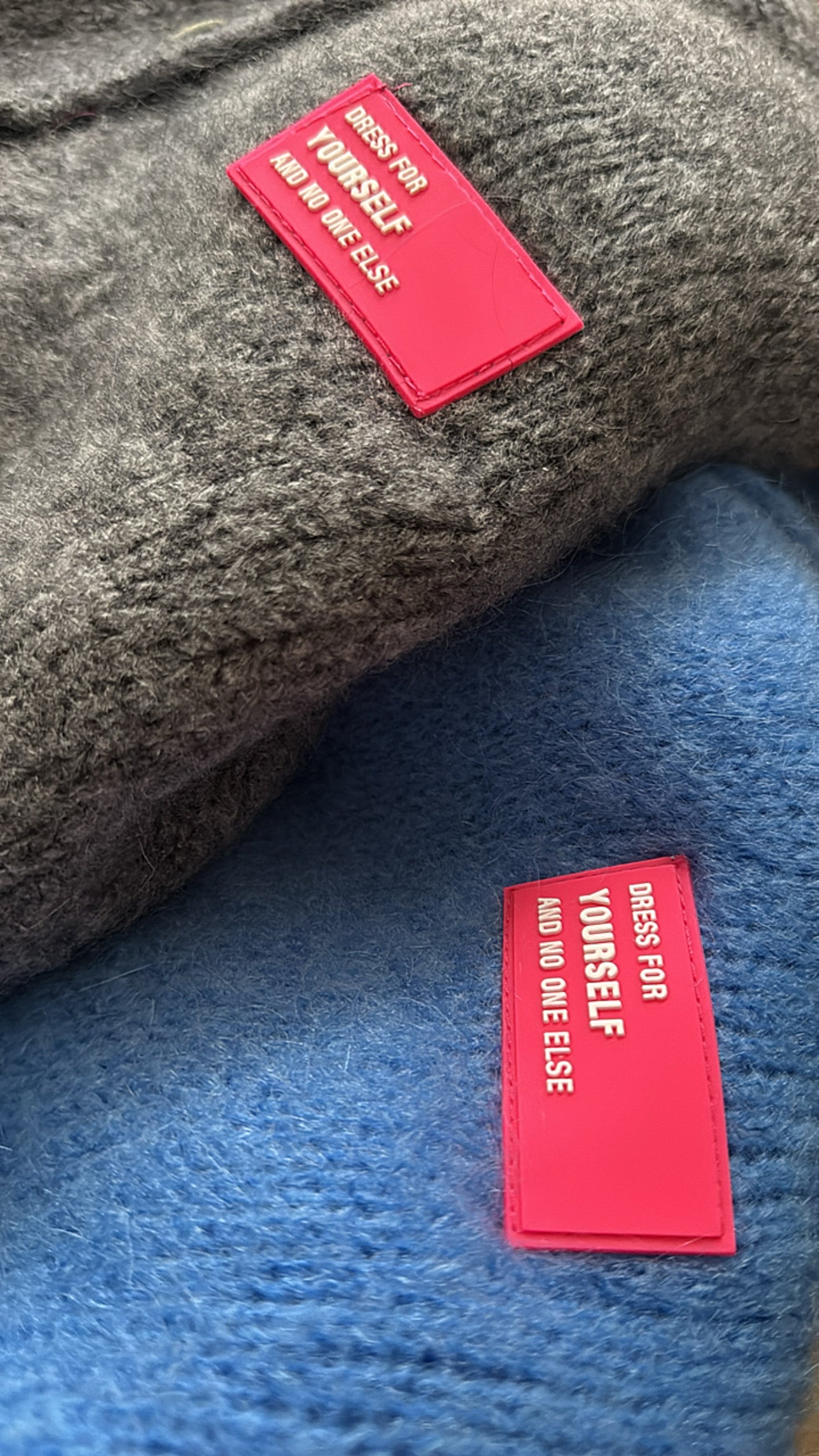 Strickjacke Cadigan Onezise Neon Patch