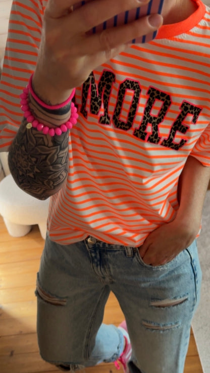 BASIC T-Shirt 5 FARBEN COLOUR BLOCK AMORE LEO 9 FARBEN