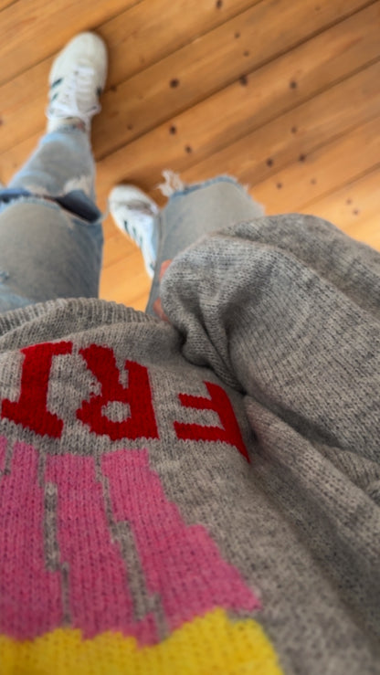 Strick Pullover leicht FRENCH FRIES