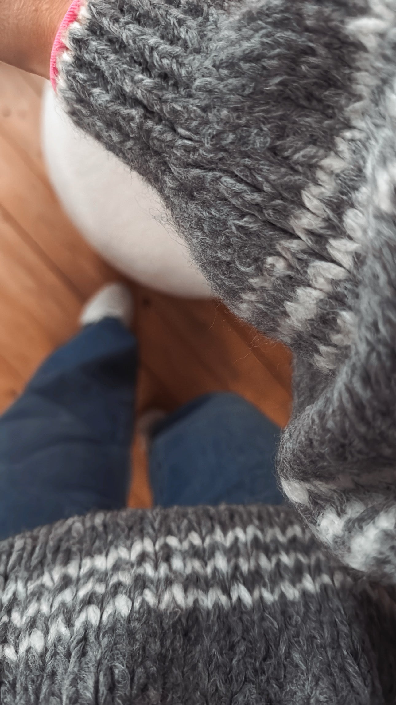 Strick Pullover Streifen