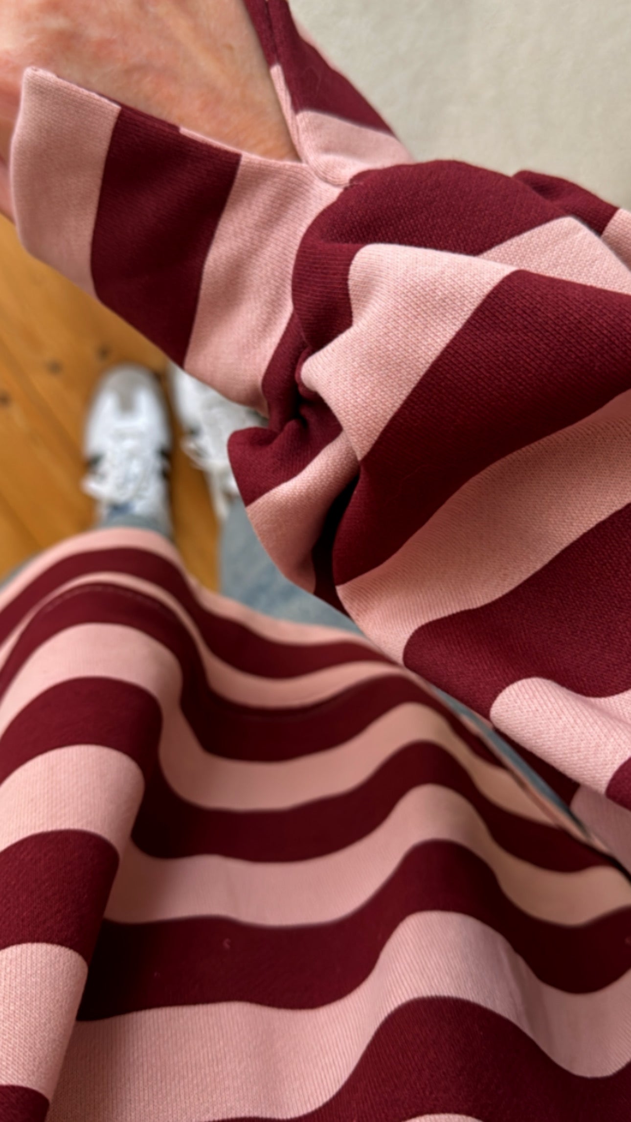 SWEATER Streifen süße Details