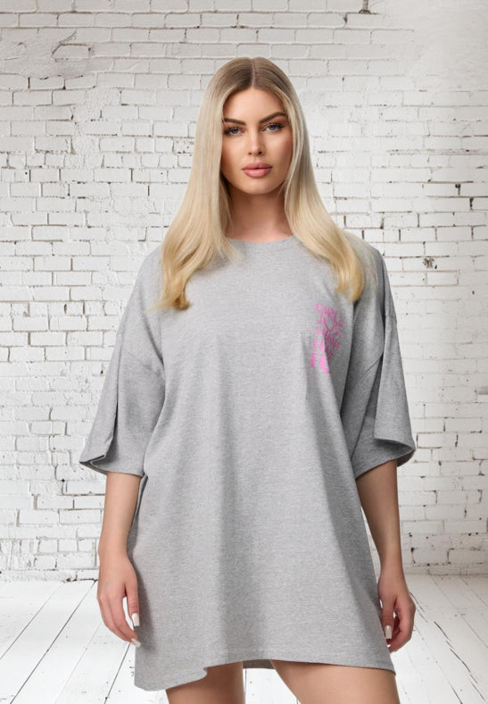 OVERSIZE T-SHIRT Onesize GIRLS JUST WANNE HAVE FUN