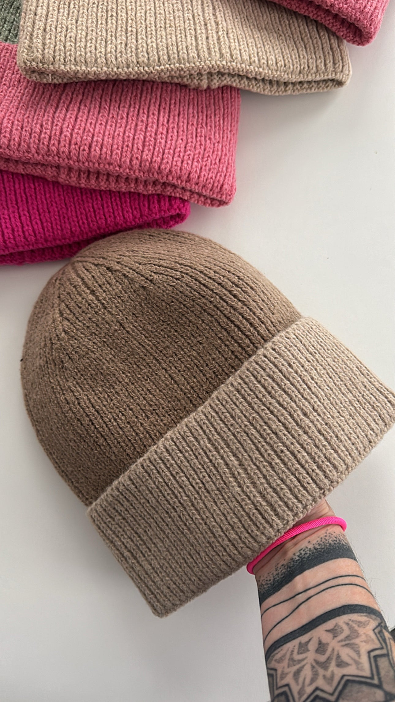 MÜTZE Colour Block DAMEN / BIG GIRL