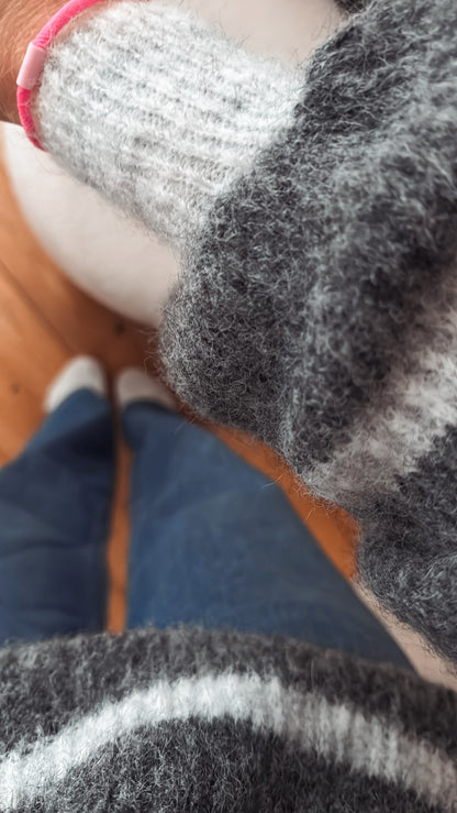 Strick Pullover Streifen