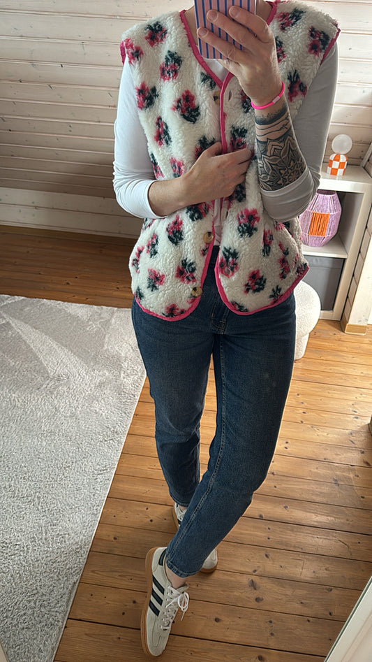 TEDDY Weste ärmellos FLORAL