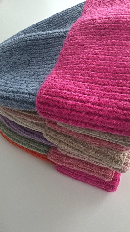 MÜTZE Colour Block DAMEN / BIG GIRL