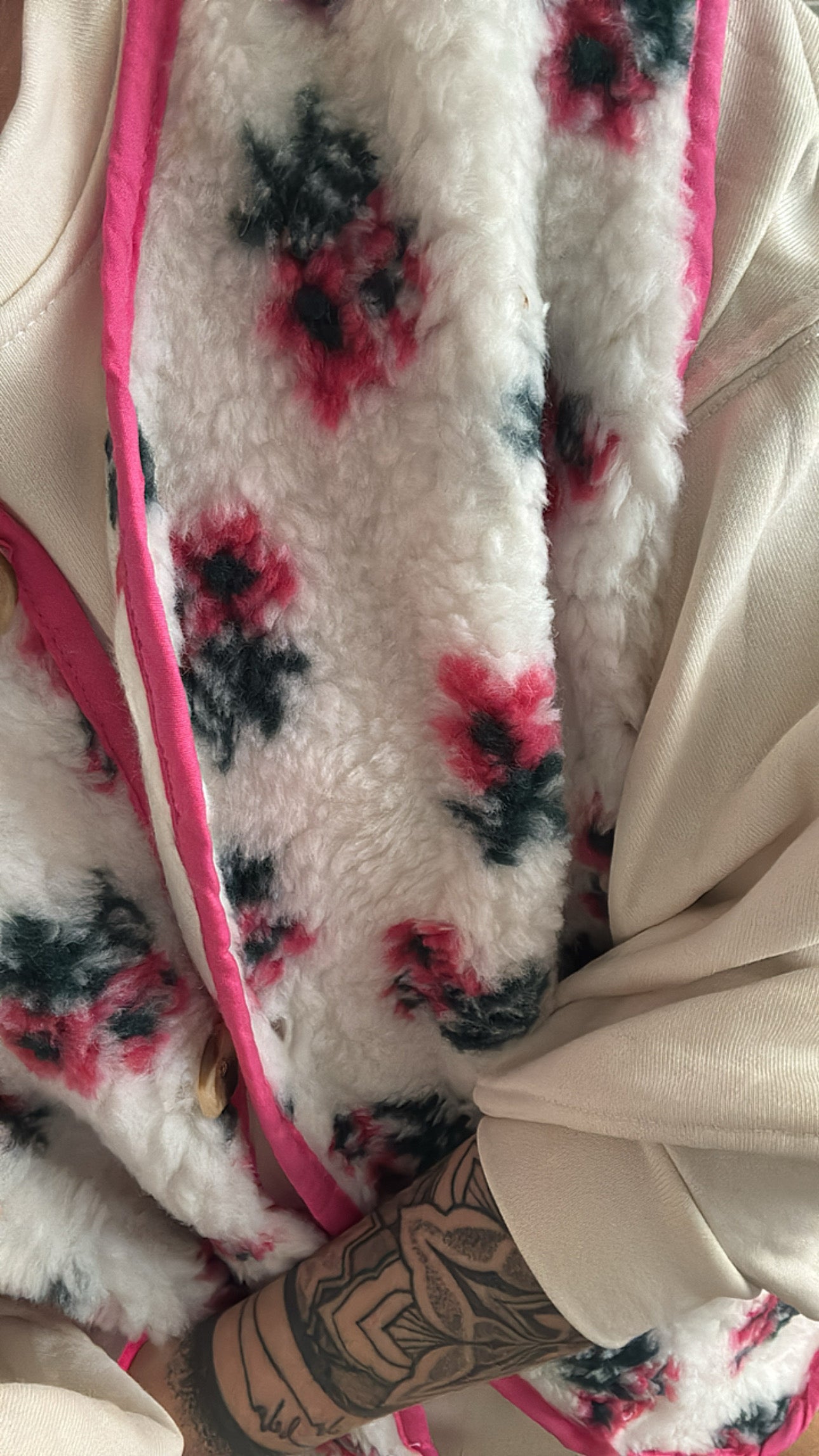 TEDDY Weste ärmellos FLORAL