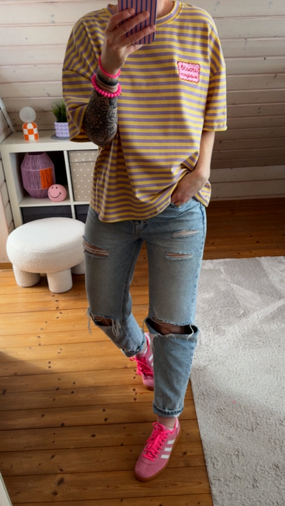 T-Shirt STREIFE French Terry BISOU
