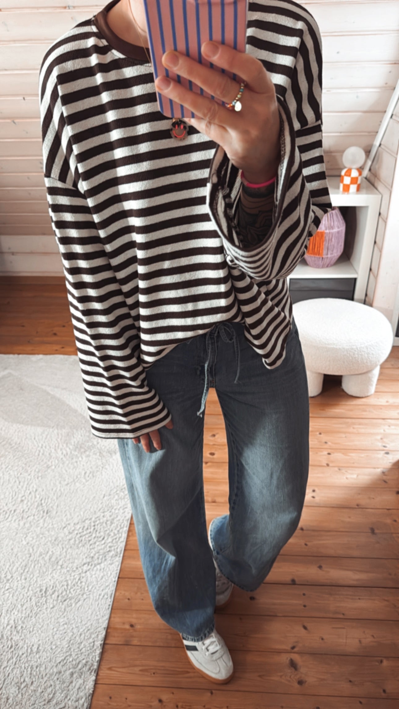 Streifen LONGSHIRT / FRENCH TERRY