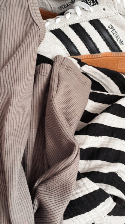 Musselin Bluse Onesize STRIPE