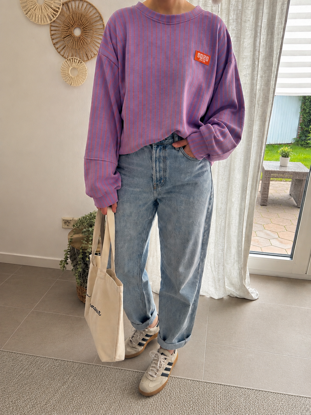 SWEATER SOHO Streifen / 5 Farben