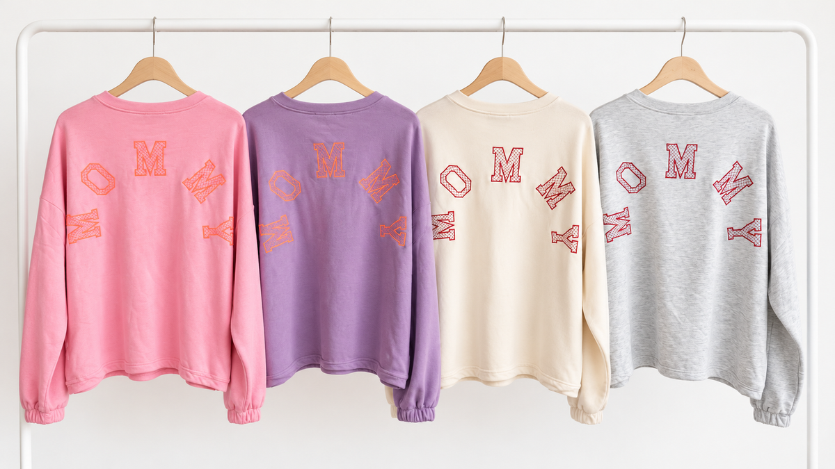 MOMMY SWEATER PREMIUM Stickerei