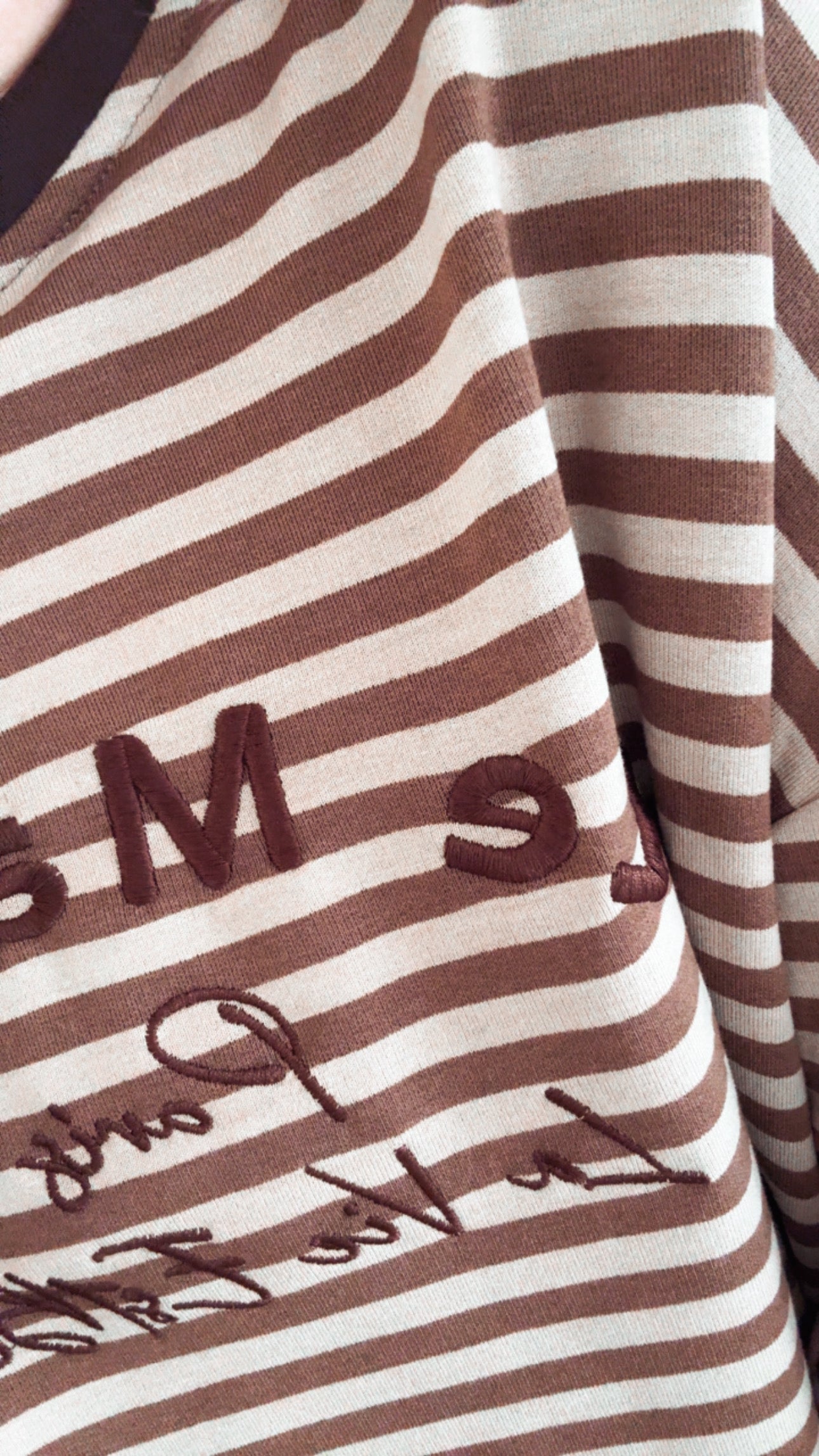 SWEATER LE MARAIS STICKEREI OVERSIZE