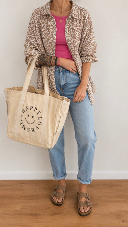 Beachtasche XL Shopper HAPPY•LOVE•SMILE